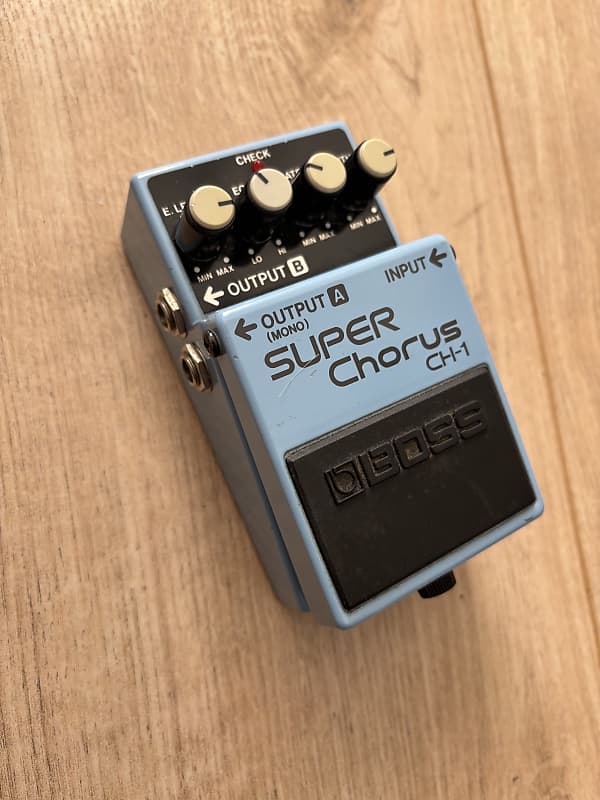 Boss CH-1 Super Chorus (Dark Gray Label) - Blue - Victor Litz