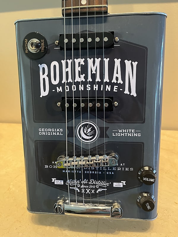 Bohemian  Oil Can Guitar Moonshine  ~2 Single Coils~ image 1