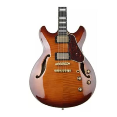 Ibanez AS93FM AS Artcore Expressionist 6 String Electric Guitar (Right Hand, Violin Sunburst) with Semi-Hollow Body image 12