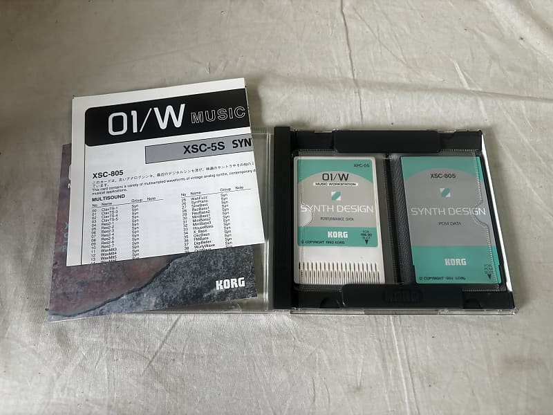 KORG 01/W PCM PERFORMANCE DATA XSC-5S SYNTH DESIGN w/ | Reverb