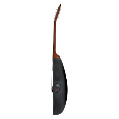 Ovation Celebrity Elite CE44l-5 Electric Acoustic Guitar Mid Cutaway Left-Handed Model Black image 2