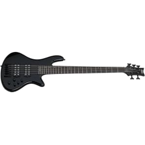 Schecter Stiletto Stage-5 Active 5-String Bass Gloss Black