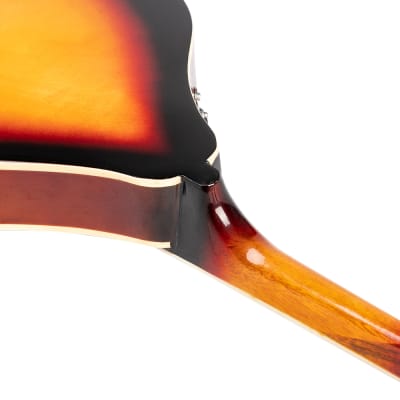 A Style 8-String Acoustic Mandolin with Pick Guard 2020s Sunset image 12