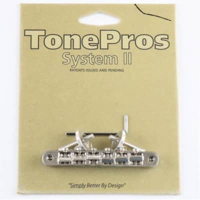 TONEPROS ABR-1 REPLACEMENT TUNE-O-MATIC NICKEL for sale
