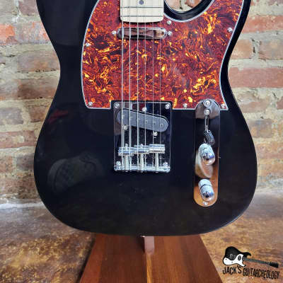 Nashville Guitar Works NGW125BK T-Style Electric Guitar w/ Maple Fretboard (Black Finish) image 1