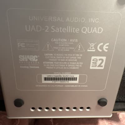 Universal Audio UAD-2 Satellite QUAD Core Firewire DSP Accelerator 2012 - Present - Silver image 7