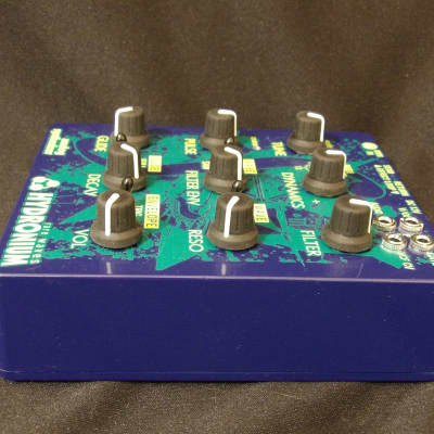 Rave Waves Hydronium 2021 Hydride Blue TB-303 Style Tabletop Analog Synth by Grendel image 4