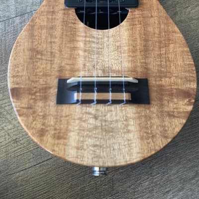 Koaloha "Pops" Custom Koa Pineapple Sunday Tenor Ukulele with pickup speaker installed contact me before purchase image 14