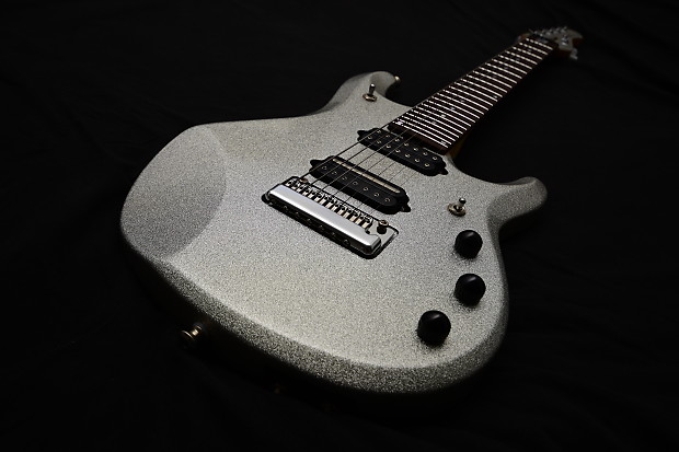 Ernie Ball Music Man JP7 Silver Sparkle! 7 String! Fully Loaded with Piezo!  John Petrucci!