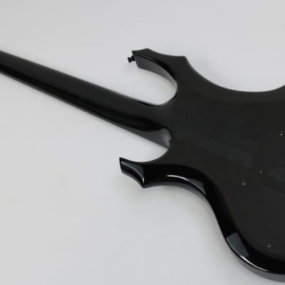 2006 ESP LTD F-405FM 5-String Bass, See Thru Black, Custom