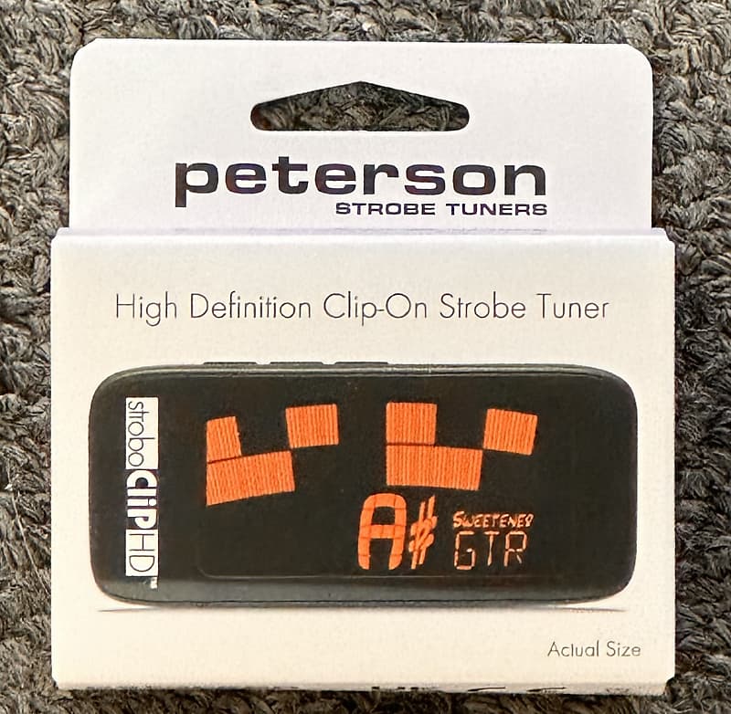 Peterson StroboClip HD ClipOn Tuner 2024 Reverb