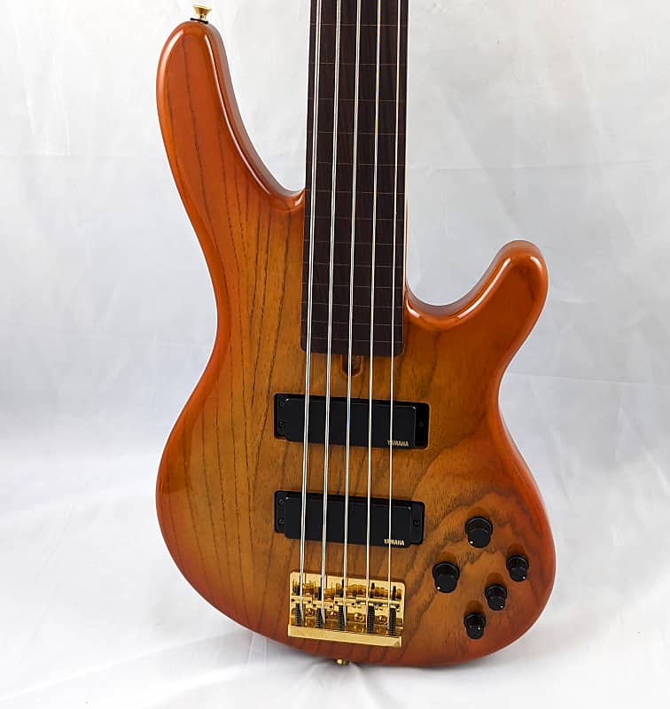 YAMAHA Japan 1998 TRB-5-II-F Lined Fretless 5-String Bass w