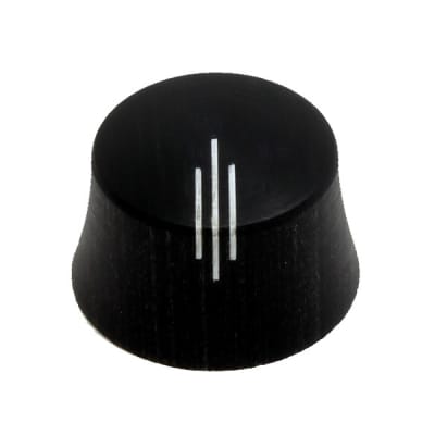 PK-KC304 (1) Black Wood Knob D'Angelico Style Guitar Inch Size for sale