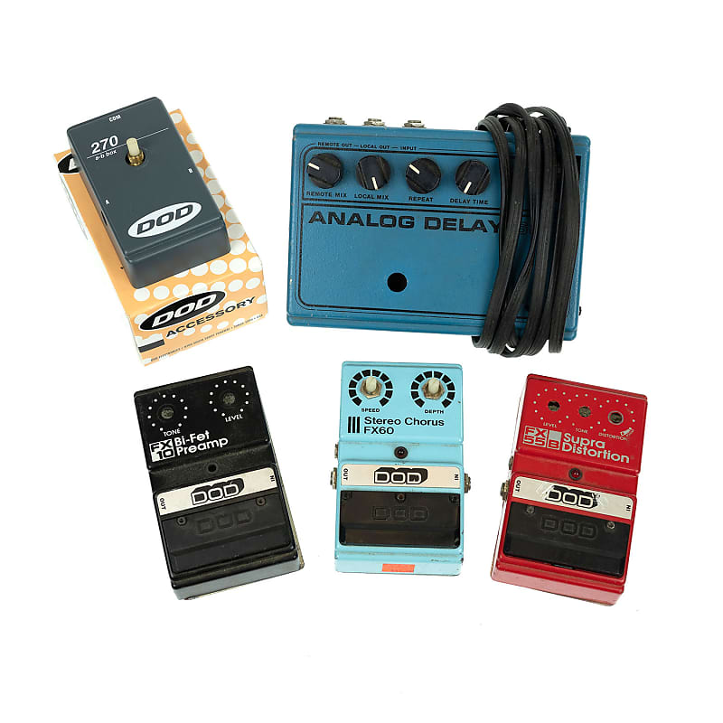 DOD 680 Analog Delay Project Lot - FX10, FX60, FX55B, 270