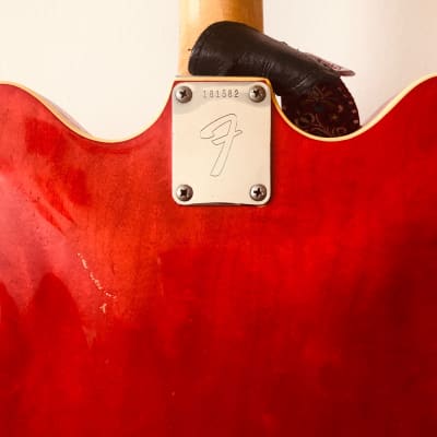 Fender Coronado XII 1966 candy apple red rare SPECIAL 12 string guitar image 5