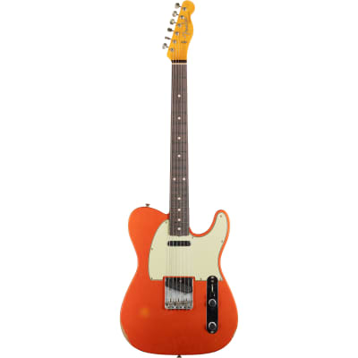 Fender Custom Shop 60’s Telecaster Relic Electric Guitar - Candy Tangerine image 2