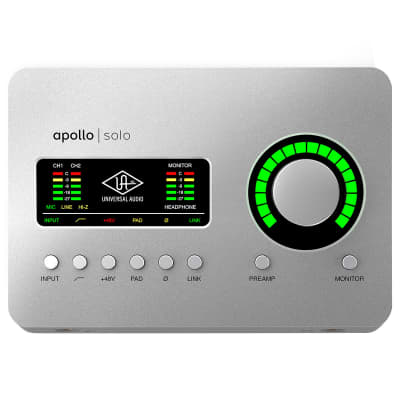 Universal Audio Apollo Solo USB Heritage Edition USB-C Audio Interface (Demo / Open Box)