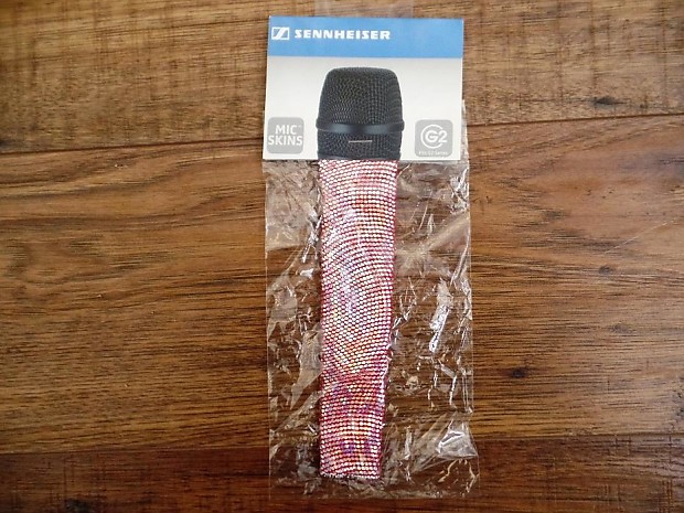 Sennheiser Mic Skins Red Shattered Glass Fits G2 Series