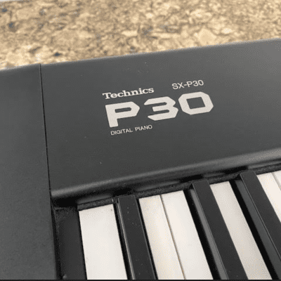Technics SX-P30 Used Black Digital Piano Perfect Exterior Great Deal Working Tested image 2