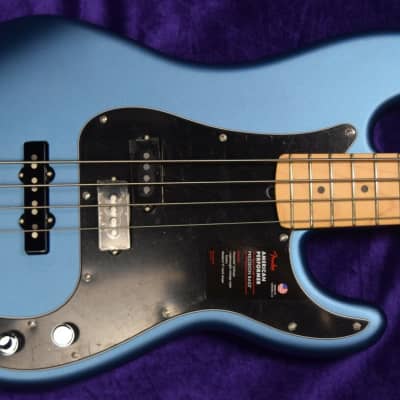 Fender AM Performer Precision, Lake Placid Blue/Maple. *Factory Cosmetic Flaw = Save $ image 1