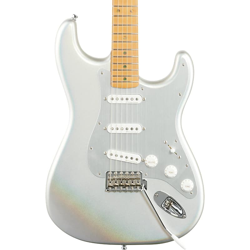 Fender H.E.R. Stratocaster Electric Guitar (with Gig Bag), Chrome Glow image 1