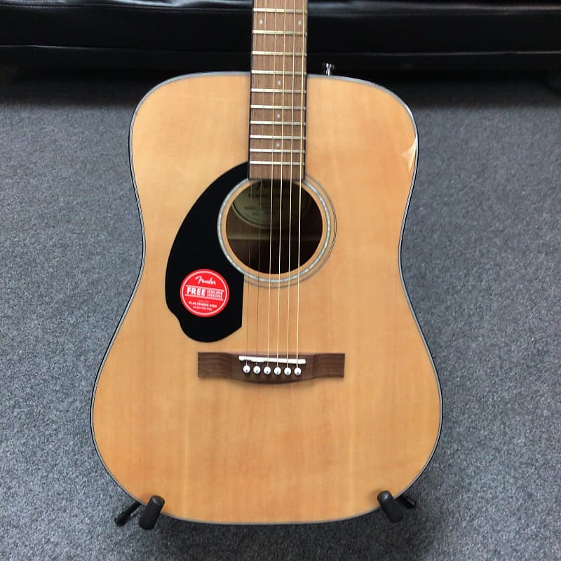 Fender CD 60S Left Handed Dreadnought Acoustic Guitar Natural
