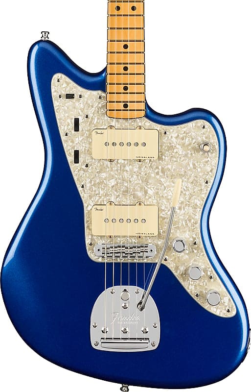 Fender American Ultra Jazzmaster Electric Guitar. Maple FB, Cobra Blue image 1