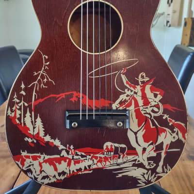 Silvertone Cowboy Stencil Guitar 1958-59 image 3