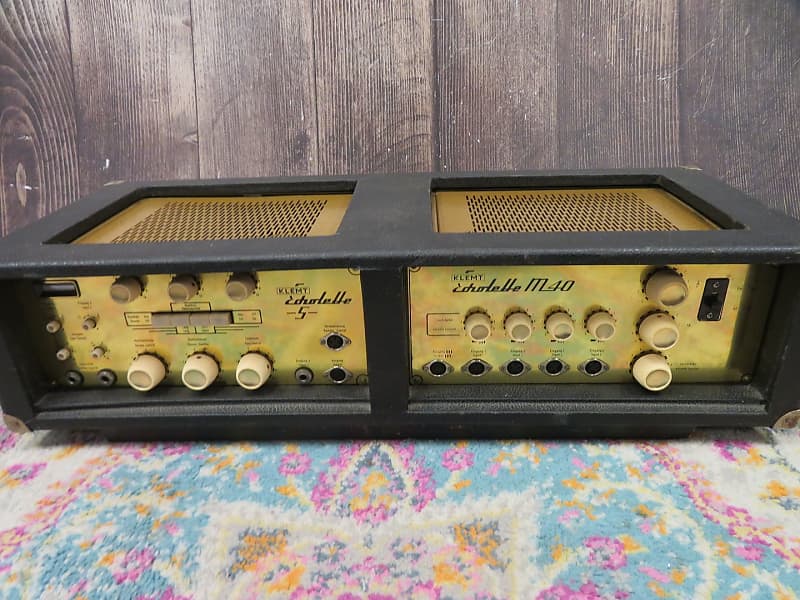 Klemt Echolette M40 Gold and Echolette NG51 S Gold Guitar Amplifier (Cleveland, OH) image 1