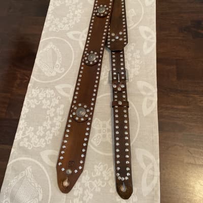 Southwest Padded Leather Guitar Strap