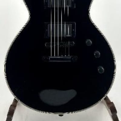 ESP Ltd EC401 Electric Guitar w/ EMG 81/60 Pickups Gloss Black Ser#: WI22011406 image 5