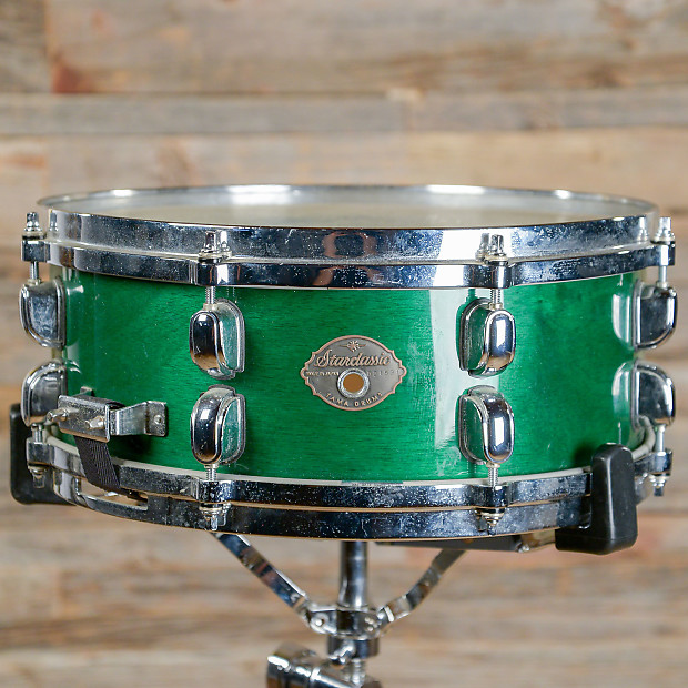 Tama 5.5x14 Starclassic Birch Snare Drum Emerald Green Late 1990s 