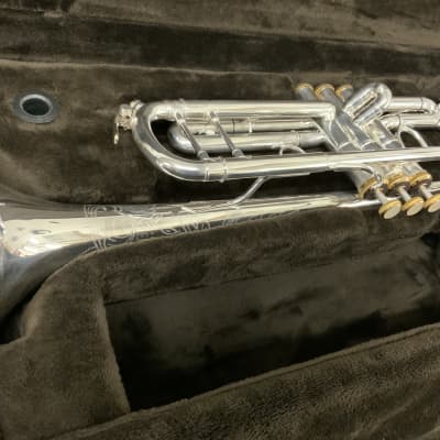 Eastman ETR821G Trumpet - Silver Plated image 15