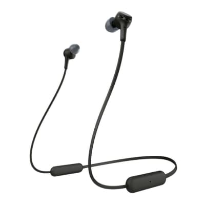 Sony WI-XB400 Extra Bass Wireless In-Ear Headphones (Black) with Knox Gear Hardshell Earphone Case (2 Items) image 2
