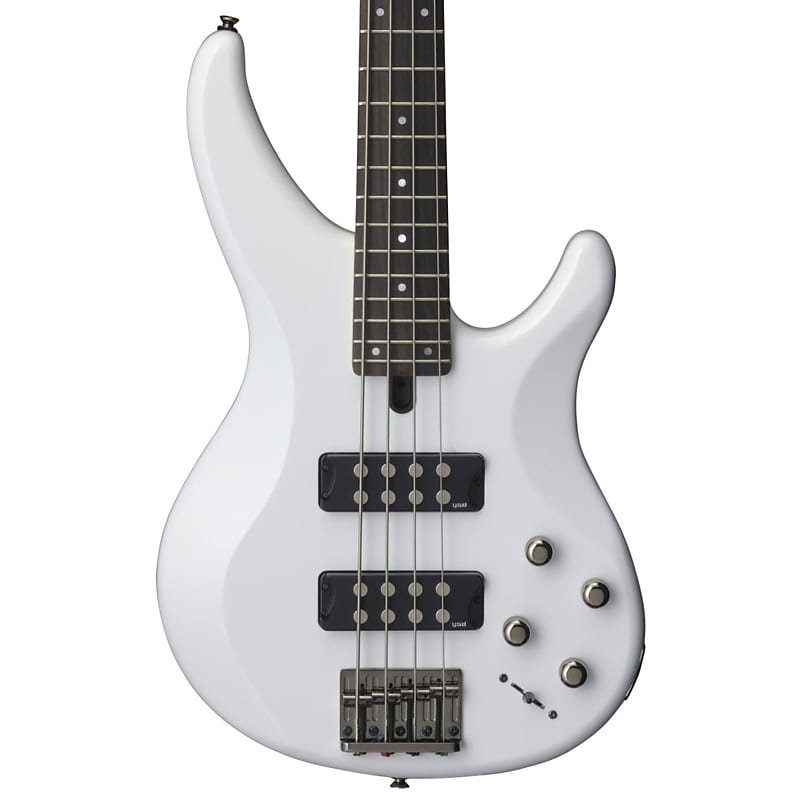 Yamaha TRBX304 Active Bass Guitar - White | Reverb