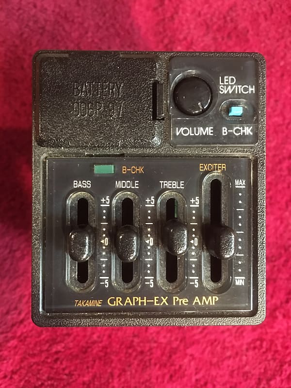 ☆ TAKAMINE GRAPH-EX Pre AMP プリアンプ タカミネ 高峰 preamp ☆