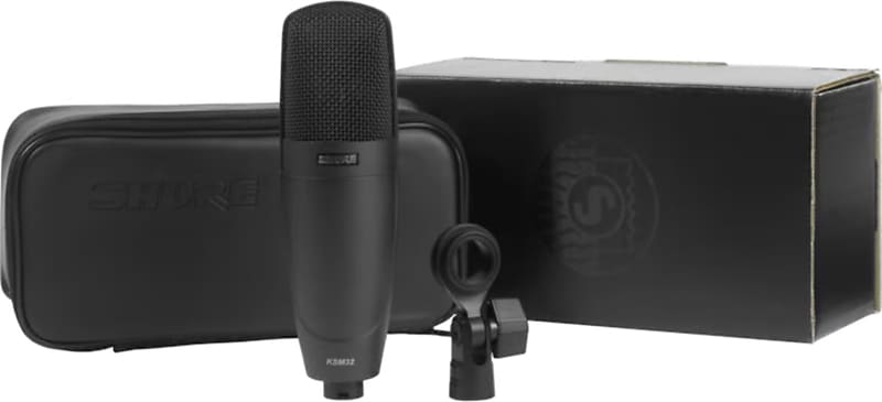 Shure KSM32 Cardioid Studio Condenser Microphone, Charcoal Gray image 1