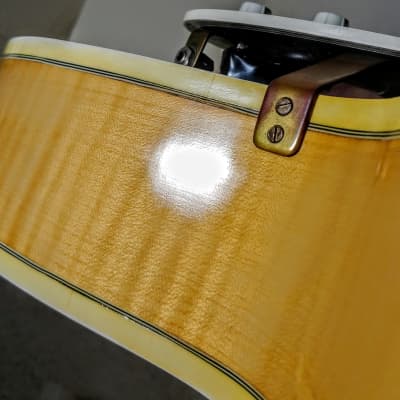 Sam Koontz 18"  Blonde Archtop   Guitar # 3009 J.C. 18 1967. image 6