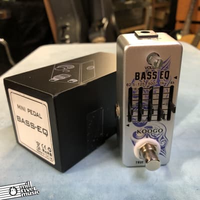 Koogo Bass EQ Mini 5-Band Graphic Equalizer Effects Pedal w/ Box image 1