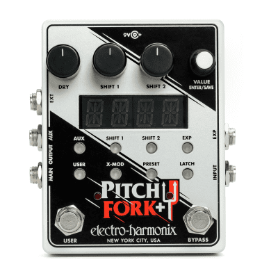 New Electro-Harmonix EHX Pitch Fork + Plus Pitch Shifter Guitar Effects Pedal image 1
