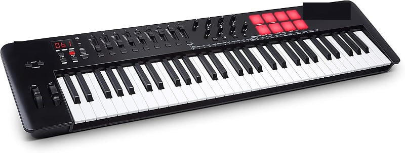 Key USB MIDI Keyboard Controller with Beat Pads, Smart Chord, Scale Modes, Arpeggiator and Native Instruments Sound Package  			