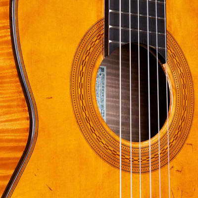 La Cañada Model 17A Classical Guitar Spruce/Maple image 4