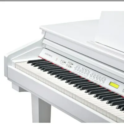 Kurzweil Kurzweil KAG-100-WHP Digital Grand Piano.  White image 2