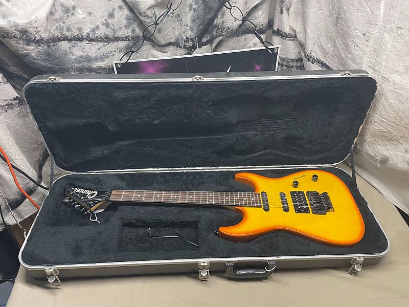 Charvel Model 375 Guitar with Case late 1980s / early 1990s image 1
