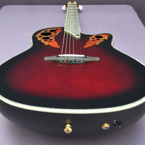 Ovation Custom Elite C778 AX Mid Contour Ac/El Guitar W/Ovation Hard-shell Case image 7