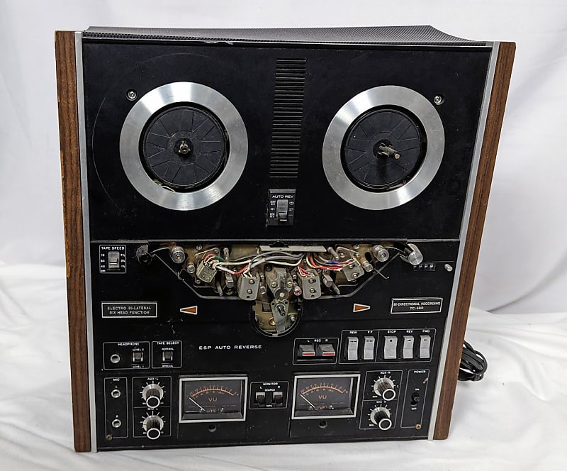 Sony TC-580 Bi-Lateral Six Head Stereo Tapecorder Reel to Reel Player /  Recorder