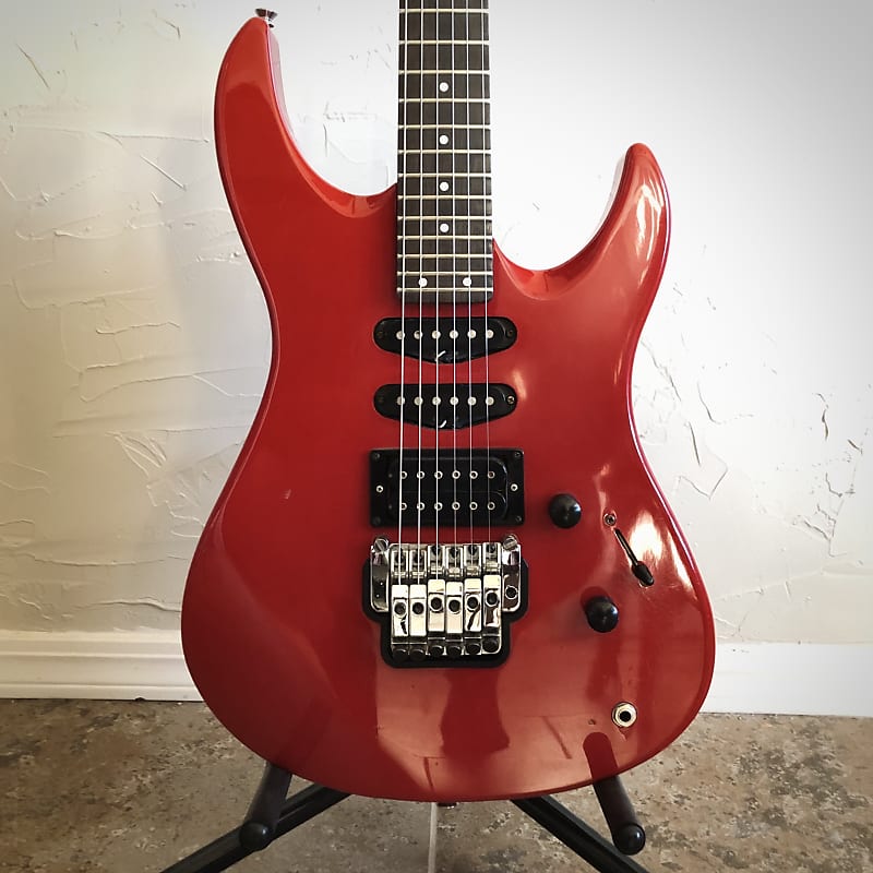 1980s Yamaha RGX312 Red w/Original Case | Reverb