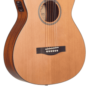 Teton STG105CENT-TF 12-Fret Grand Concert with Electronics Natural