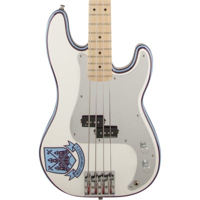 Fender Steve Harris Precision Bass, West Ham Colours for sale