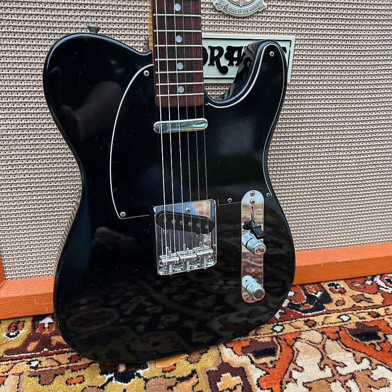 Vintage 1983 Fender Squier JV MIJ Japan Black Telecaster